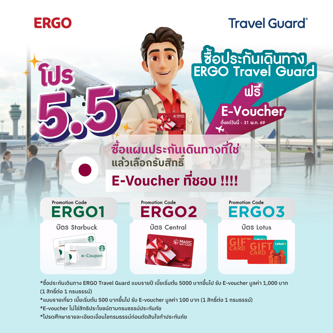 ERGO Travel Guard E-Voucher
